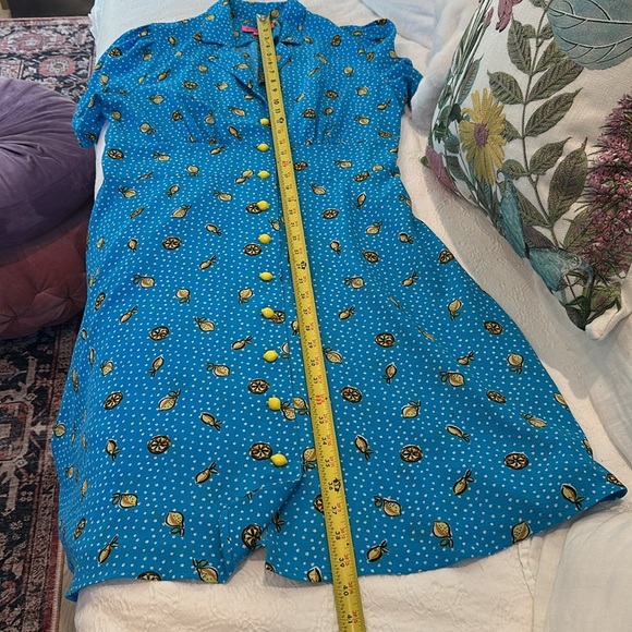 Betsy Johnson Lovely Lemon Dress - Size 12 - Picture 8 of 12